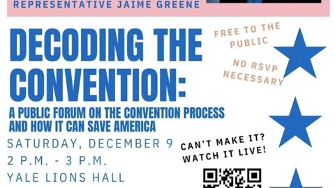 2023-12-09 Rep Jaime Greene Public Forum