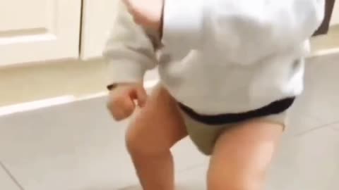 Cute baby dance