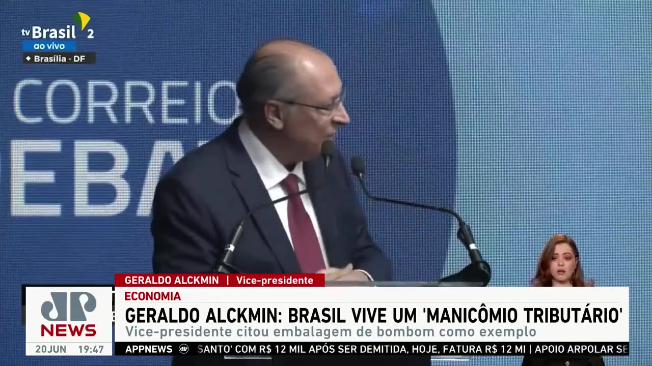 Geraldo Alckmin (PSB) afirma que Brasil vive 'manicômio tributário'