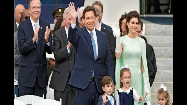 Governor of Florida Ron DeSantis took office for a second term