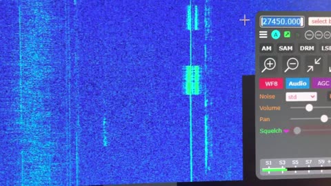 27.885 MHz FM Short Paging Bursts 01 October 2024 G8JNJ SDR Big Band Opening!!