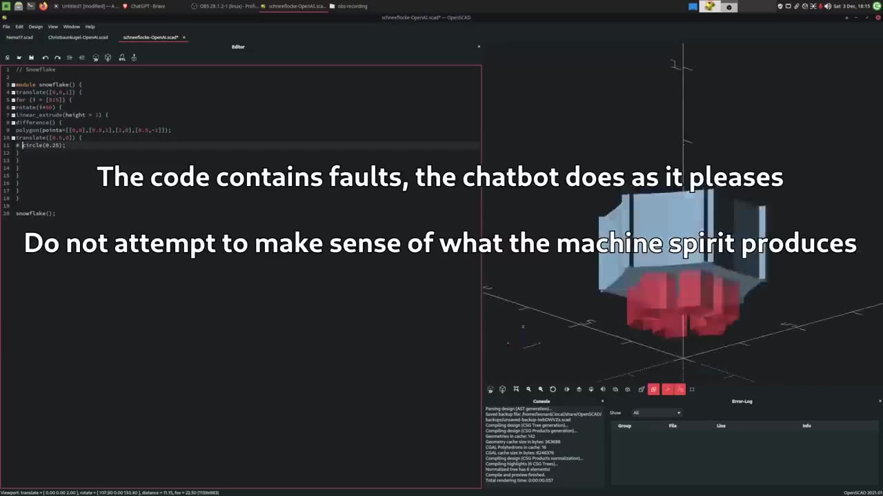 ChatGPT & 3D Printing_ Self-Replicating AI Machines!