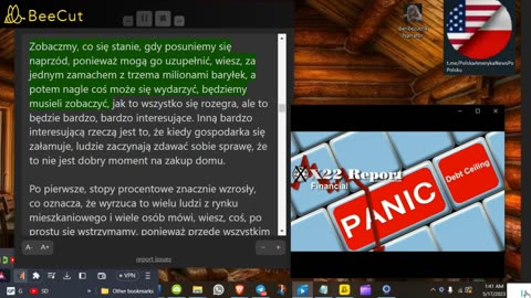 X22 RAPORT🔴3070a zbliża się pułap zadłużenia, więcej na zmiany klimatu, [CB] panikuje