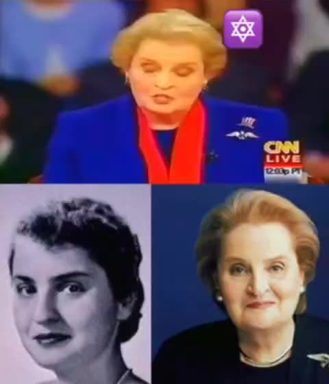 ►🚨🇮🇱⚔️🇵🇸 Madeleine Albright NOTHING HAS CHANGED - Israeli war crimes - US FP
