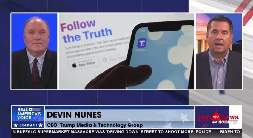 Devin Nunes announces that Truth Social will be available via the web app very soon!