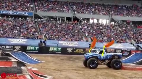 Crazy Monster Truck Freestyle Moments | Monster Jam highlights 2020 | Woa Doodles Funny Videos