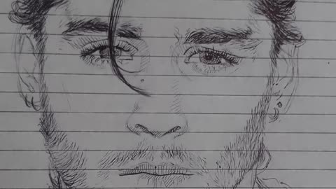 Zayn Malik Drawing 🤯 full video 📸