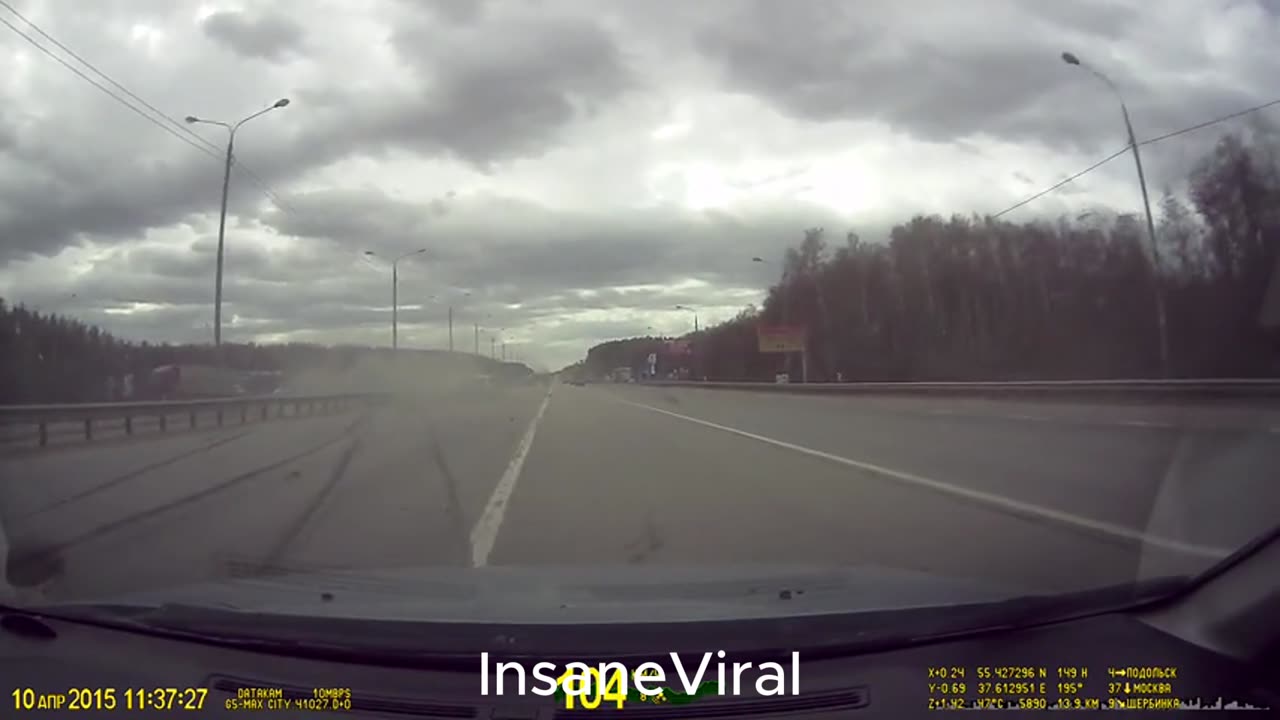 Crazy Dash Cam Footage! - description