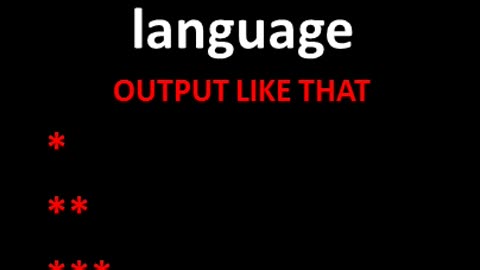 Print Triangle "*" Using C Language