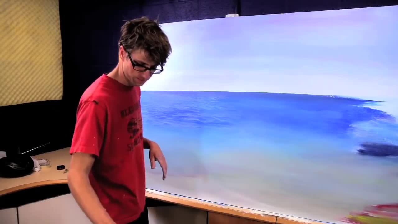 How to Paint Water On A Beach - Mural Joe