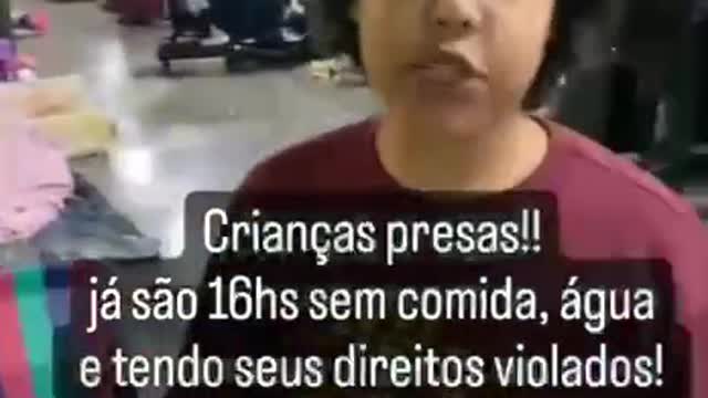 SOS BRASIL Brasilia Campo de Concentração da POLICIA FEDERAL O GRITO dos Inocentes!
