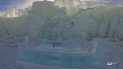 Beautiful Ice Castles _ A Frozen Attraction _ Utah 2023