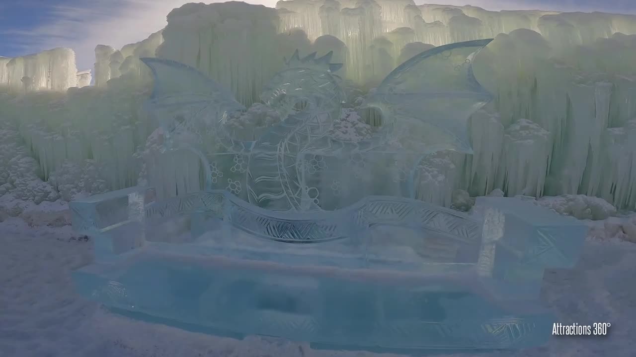 Beautiful Ice Castles _ A Frozen Attraction _ Utah 2023