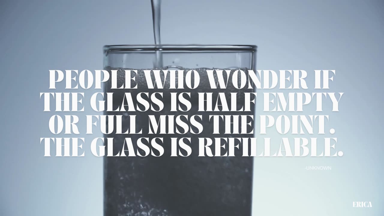 DAILY MOTIVATION 36: The Glass | relaxing background, instrumental, chill, stress relief