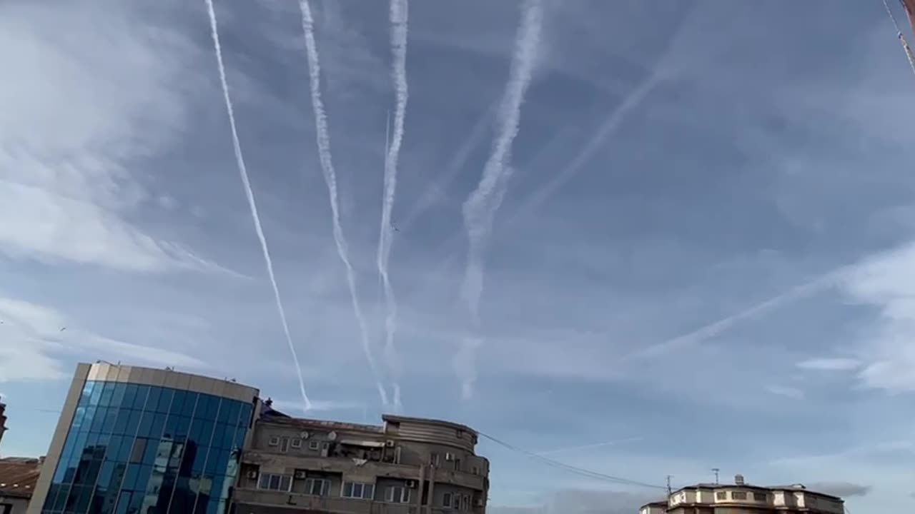 chemtrail rumania right now