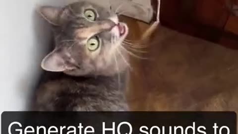 Sound that attract cats