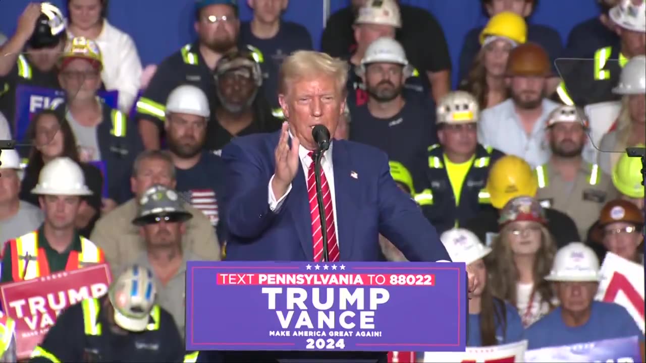 President Donald J. Trump's Rally in Johnstown, Pennsylvania 8/30/24