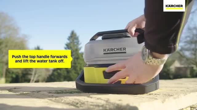 How do I fill up and refill my OC 3 Portable Cleaner_ _ Kärcher UK