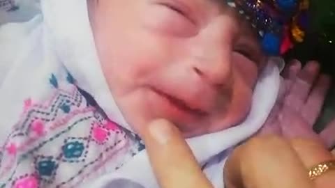 very sweet baby after birth she’s ready