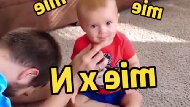 Cute baby funny moment