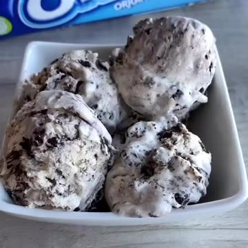 3 ingredients Oreo ice cream 🍨