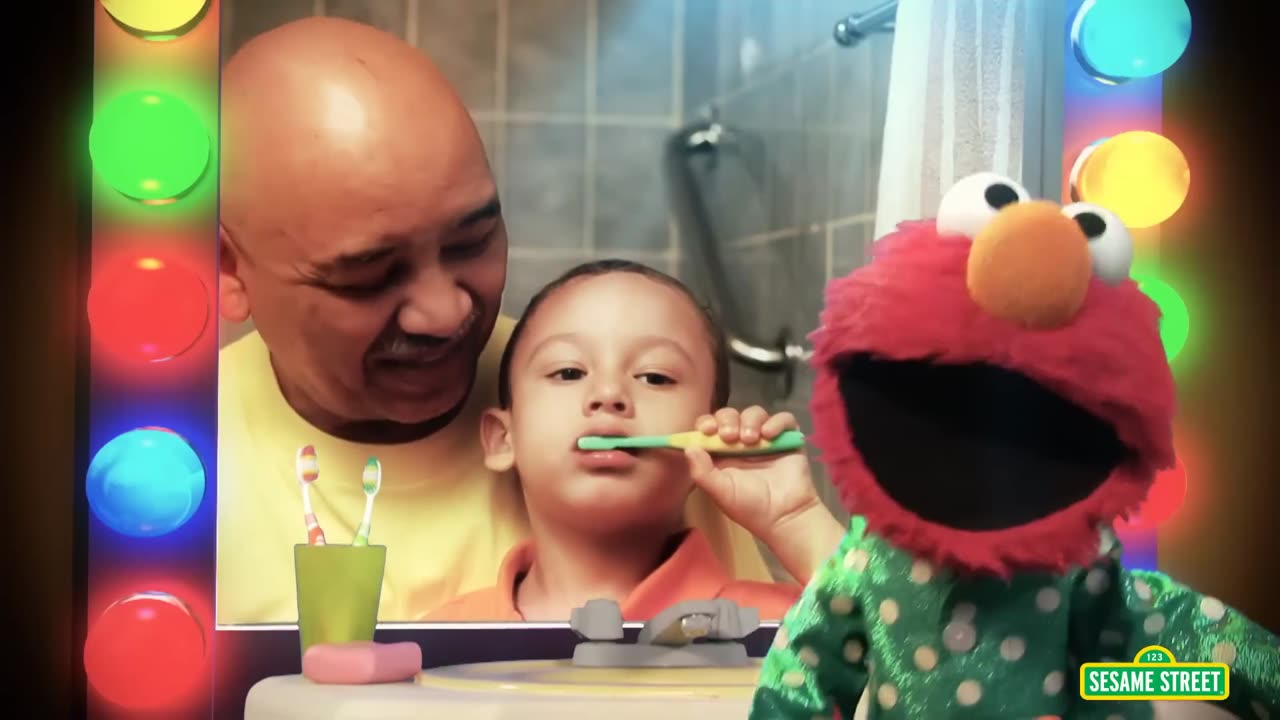 Teeth Brushing with Elmo