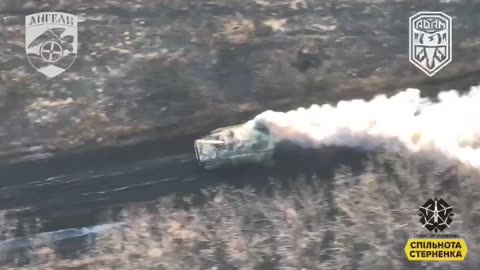 Russian APC Continues the Mission While on Fire (That's Dedication)