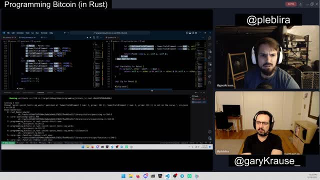 Programming Bitcoin in Rust - 2022-12-19