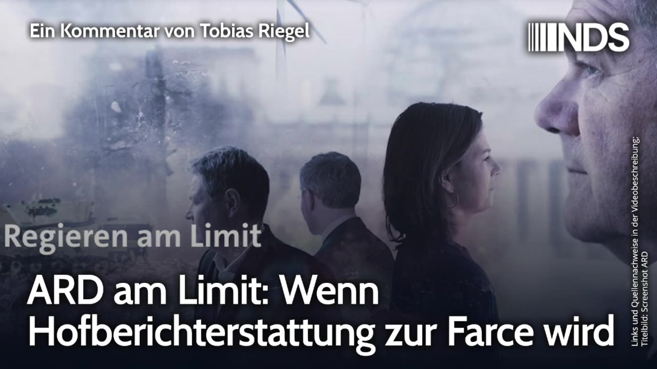 ARD am Limit: Wenn Hofberichterstattung zur Farce wird.Tobias Riegel@NDS🙈