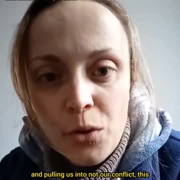 A Polish woman made a very harsh video commenting about the attitude of the Ukrainians