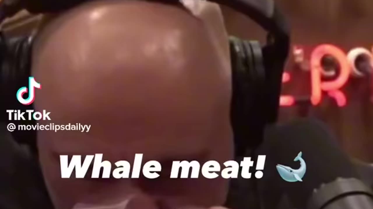 Joe Rohan’s thoughts on Whale meat 🐳 🥩