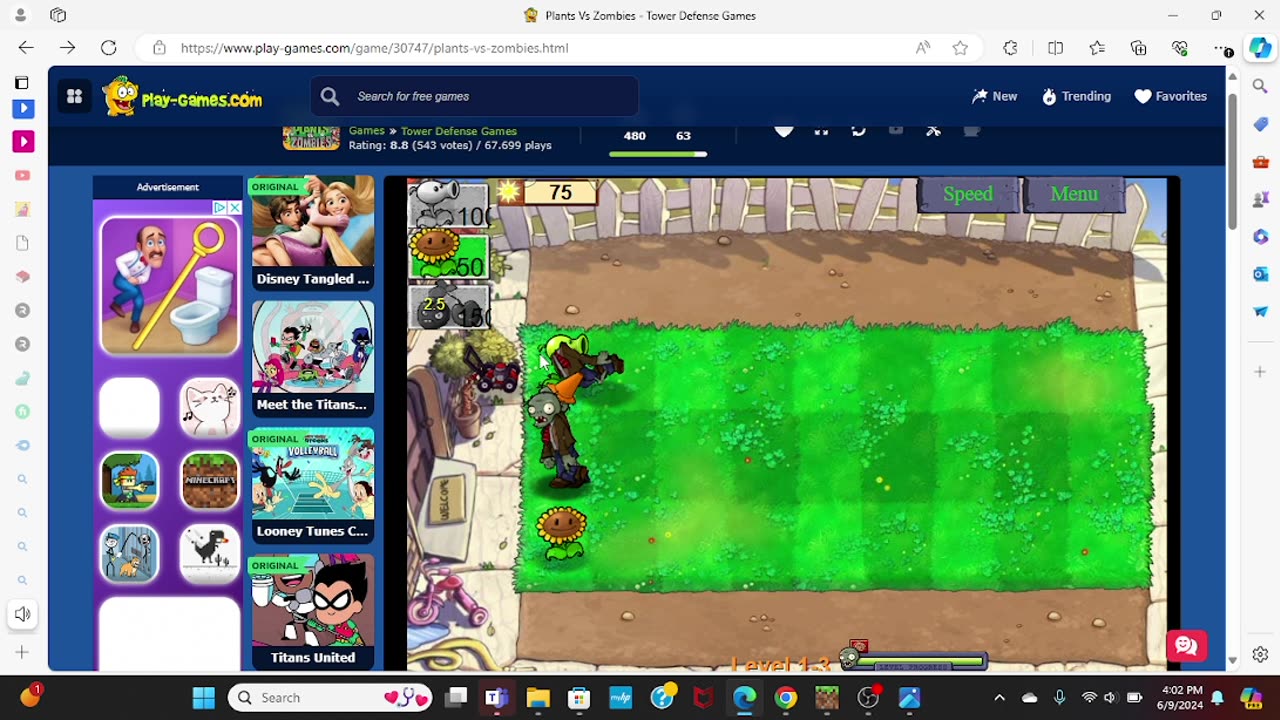playing nock off games