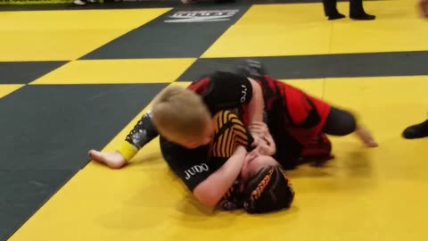 Girl Grapples Boy