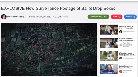 2000 Mules dropping ballots captured by Surveillance cameras and GPS Tracking