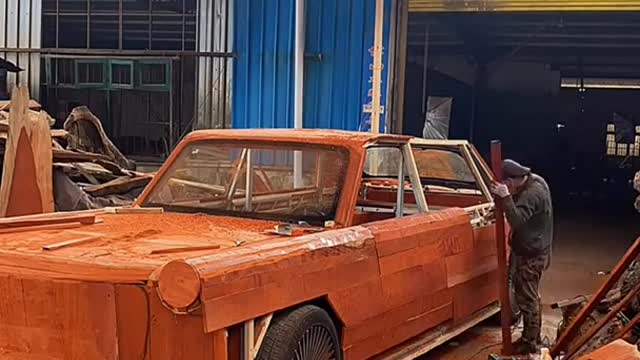 Amazing making Wooden Car