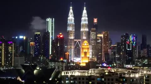 Kuala Lumpur City Centre Night View