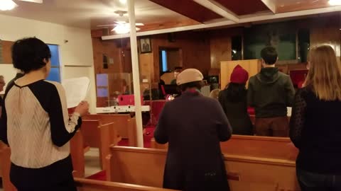 All sang before the Throne of God Above