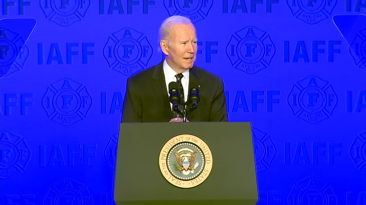 Biden headlines the 2023 International Association of Fire Fighters legislative conference