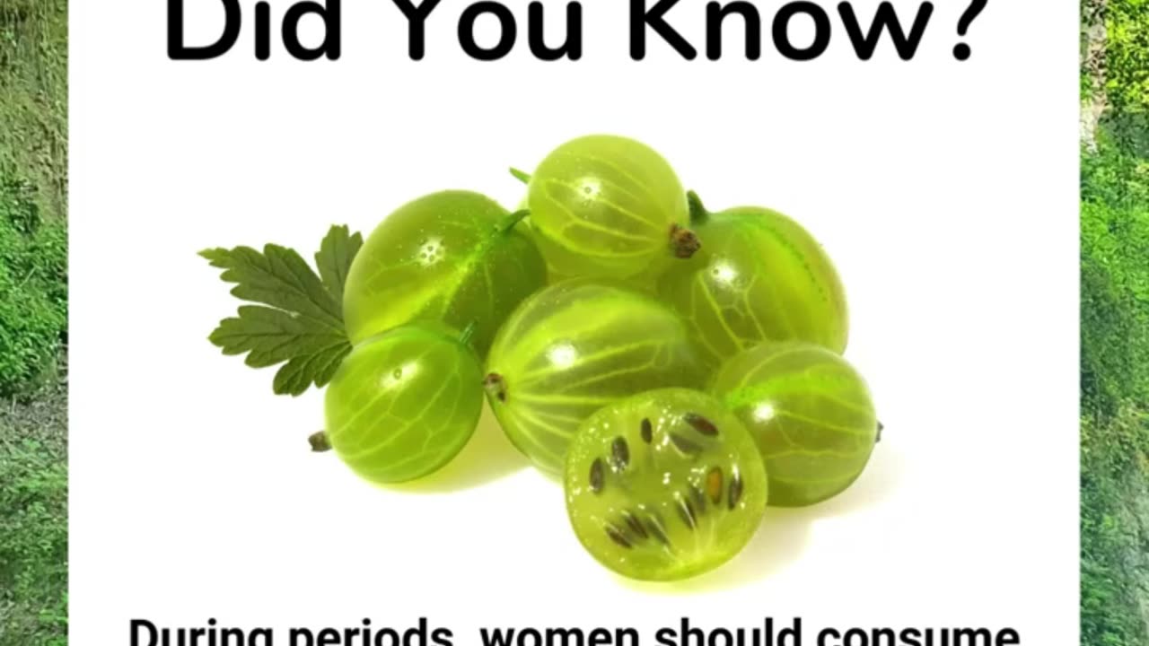Benefits amla During periods, women should consume