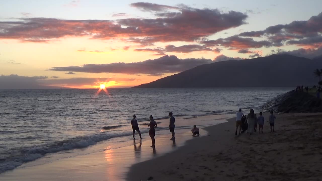 Kihei, HI — Kalama Beach Park - Sunset