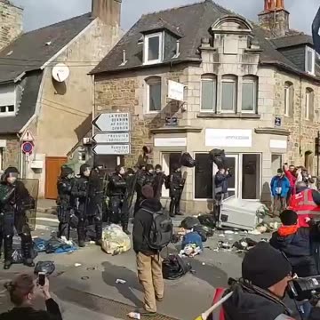 Another day of protests against the pension reform.