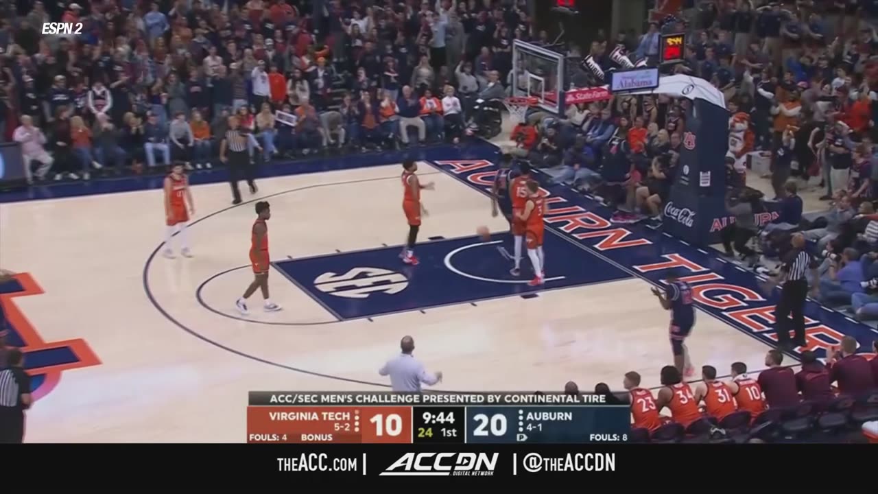 Virginia Tech vs. Auburn Game Highlights