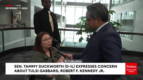 Sen. Tammy Duckworth continues to slander Tulsi Gabbard as “compromised”