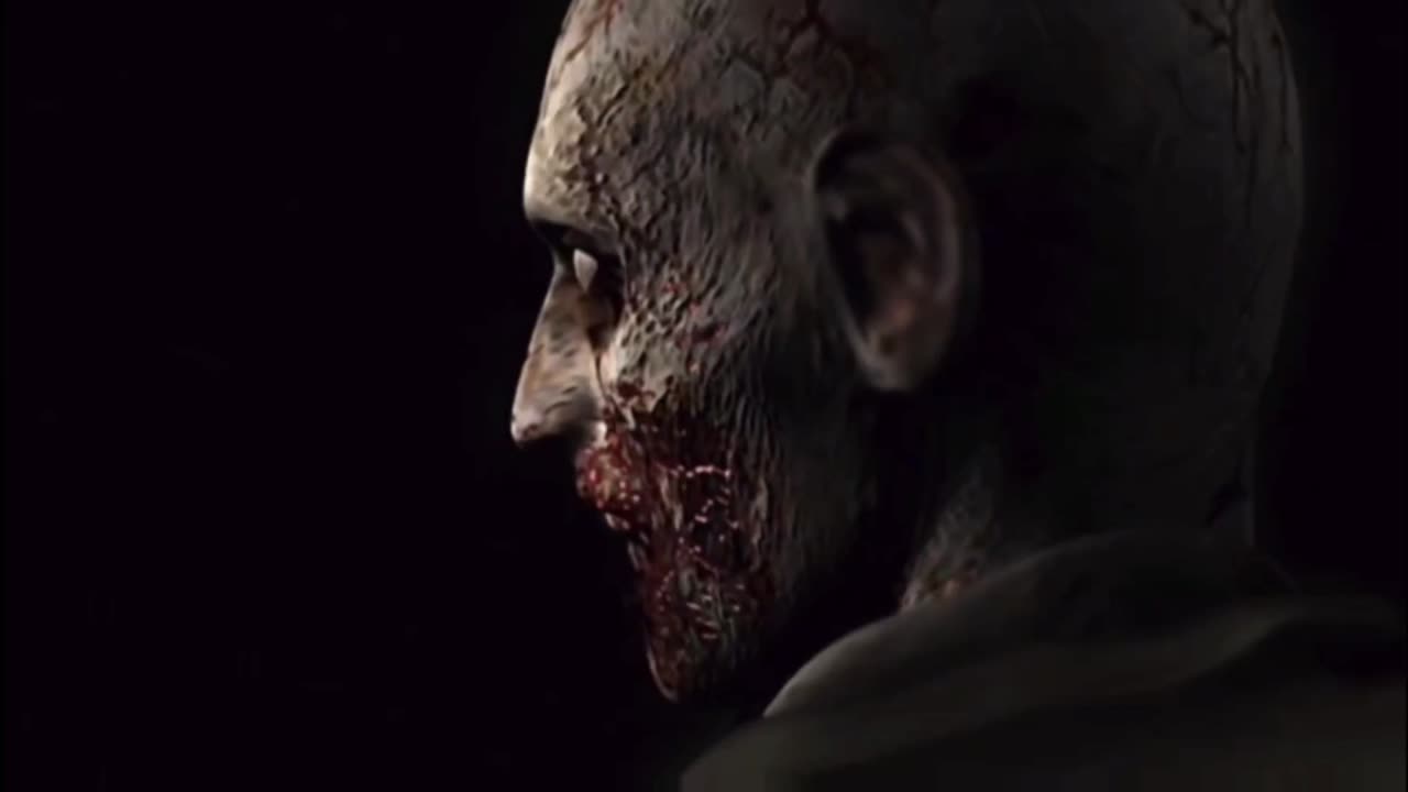 Resident Evil Remastered First zombie scene