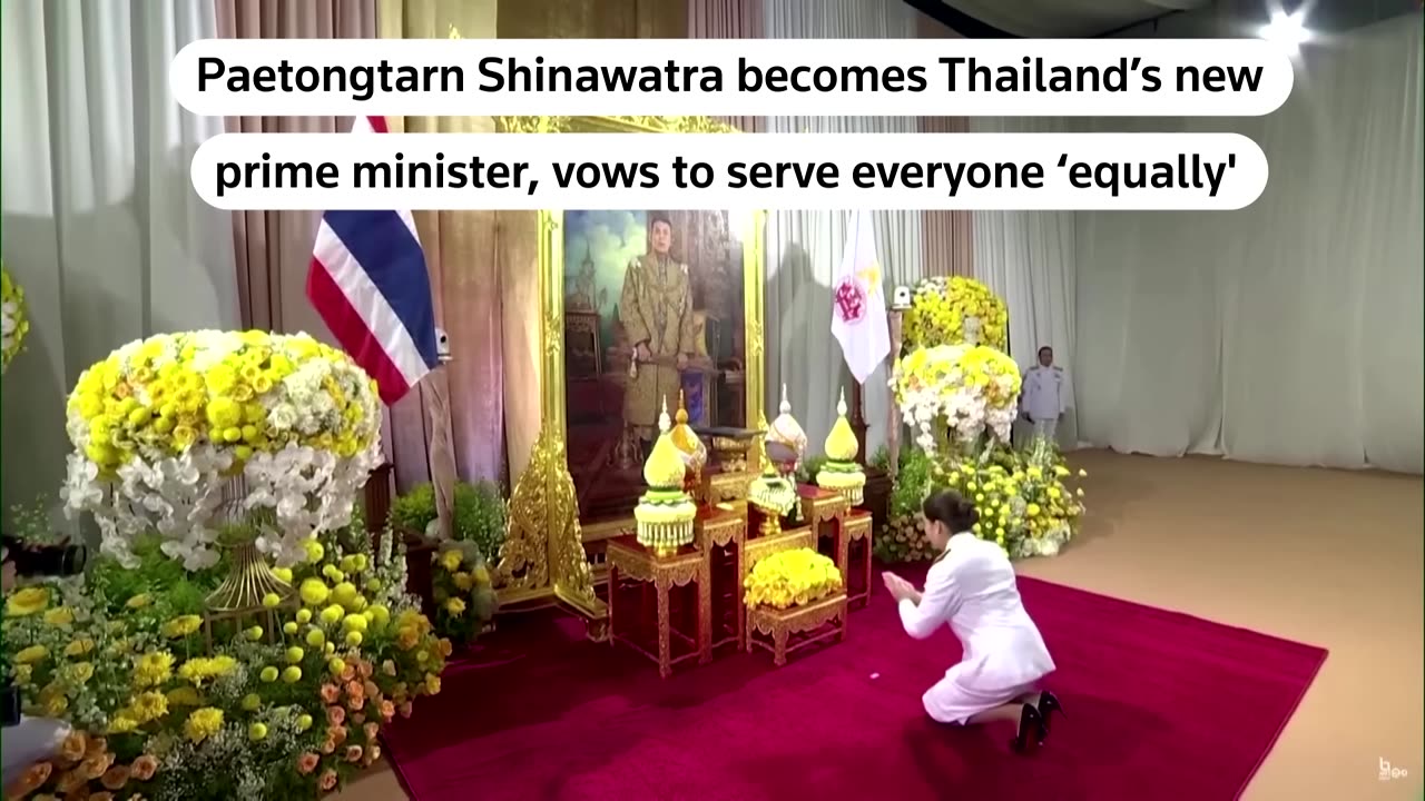 Paetongtarn sworn in as Thailand's new PM | REUTERS