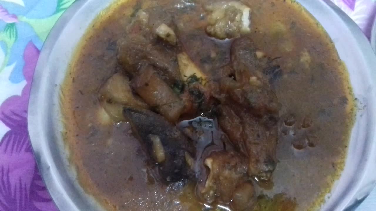 Today I made spicy meat nihari with rice and roti