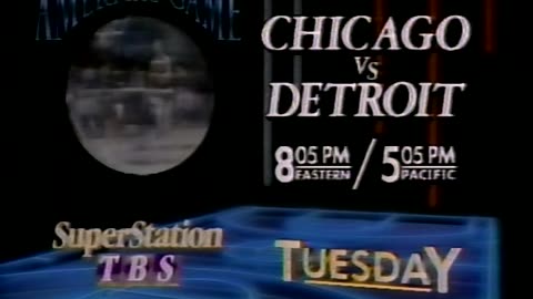 December 11, 1987 - Promo for Bulls-Pistons Game