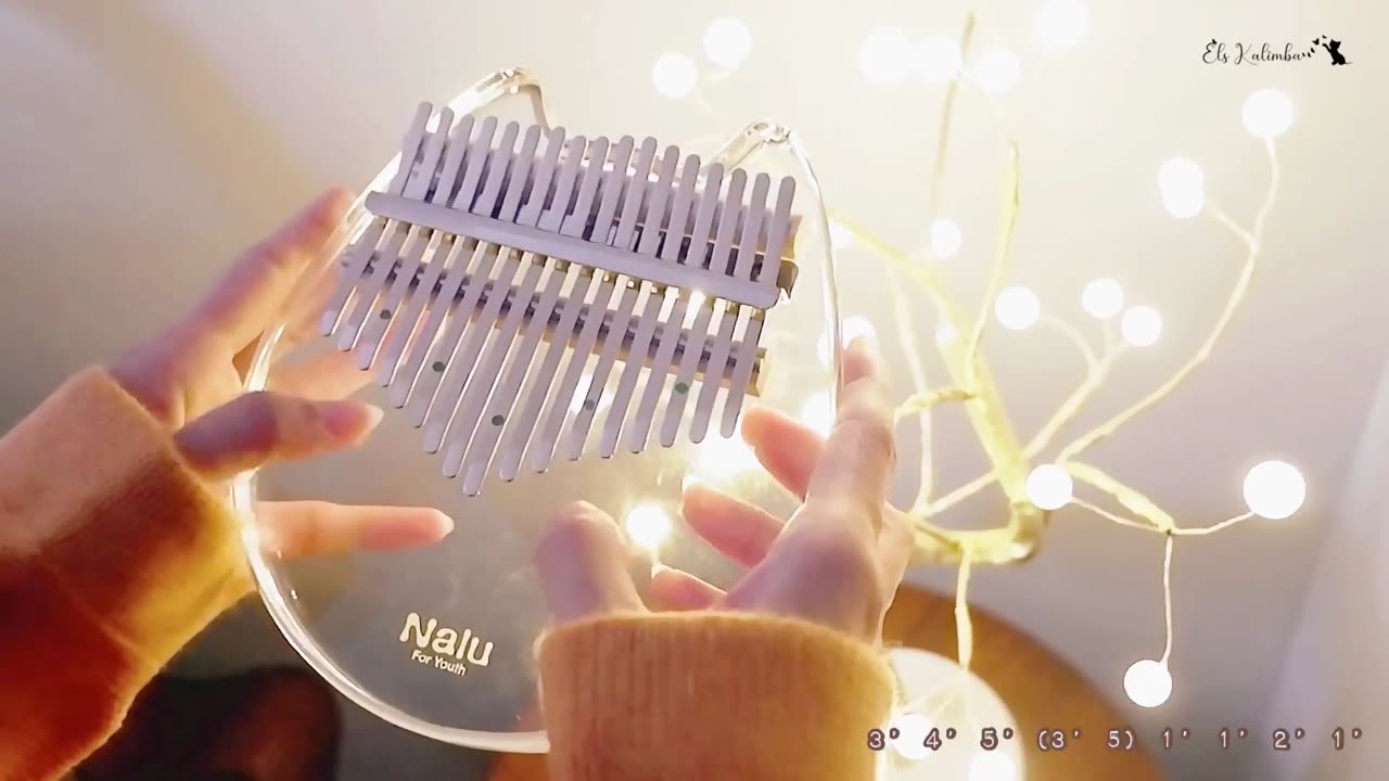 YOASOBI - Gunjou (群青) Relaxing Kalimba Cover with Number Tabs by Els Kalimba