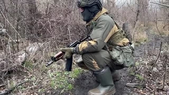 Russian position was hit by an RPG yesterday.