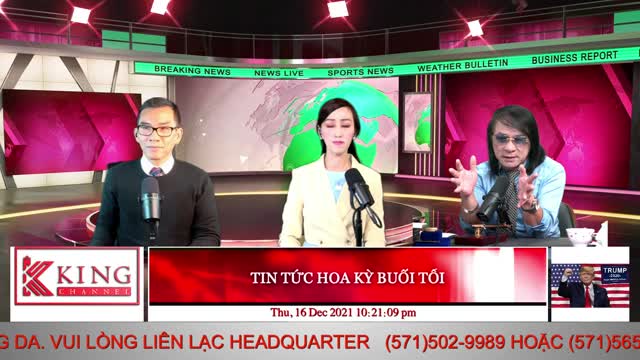 TIN TỨC HOA KỲ BUỔI TỐI - 12/16/2021 - King Channel - Old2024 Channel